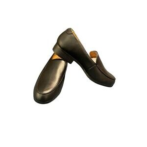 Women’s Shoes For Crews Riley Slip On Leather Dress Shoe Non Slip Size 10 Wide